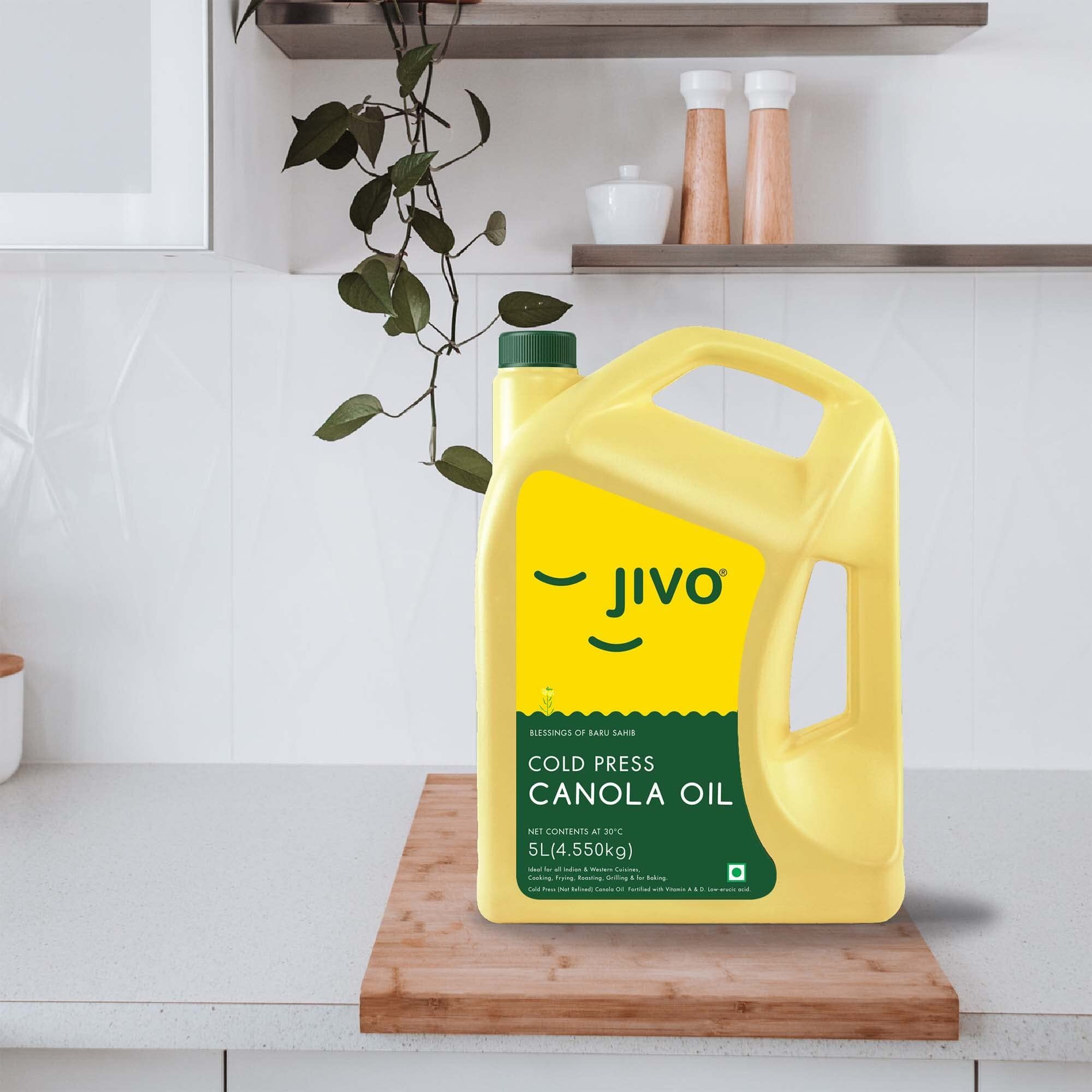 Jivo Canola Refined Edible Oil 5 LTR