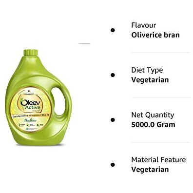 Oleev Active, with Goodness of Olive Oil Can, 5L Can