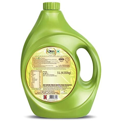 Oleev Active, with Goodness of Olive Oil Can, 5L Can