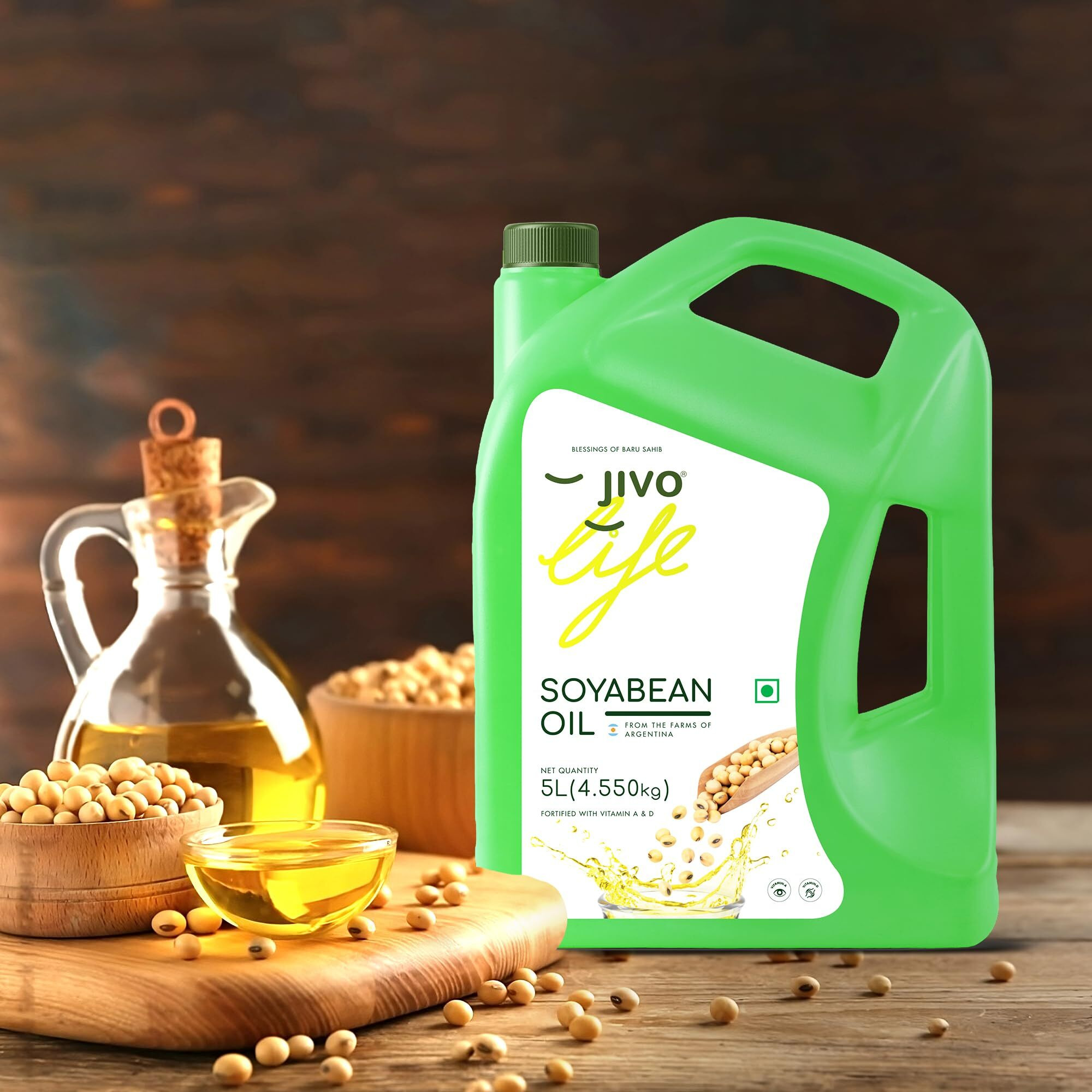 JIVO Soyabean Cooking Oil 5 Ltr (Pack of 1)