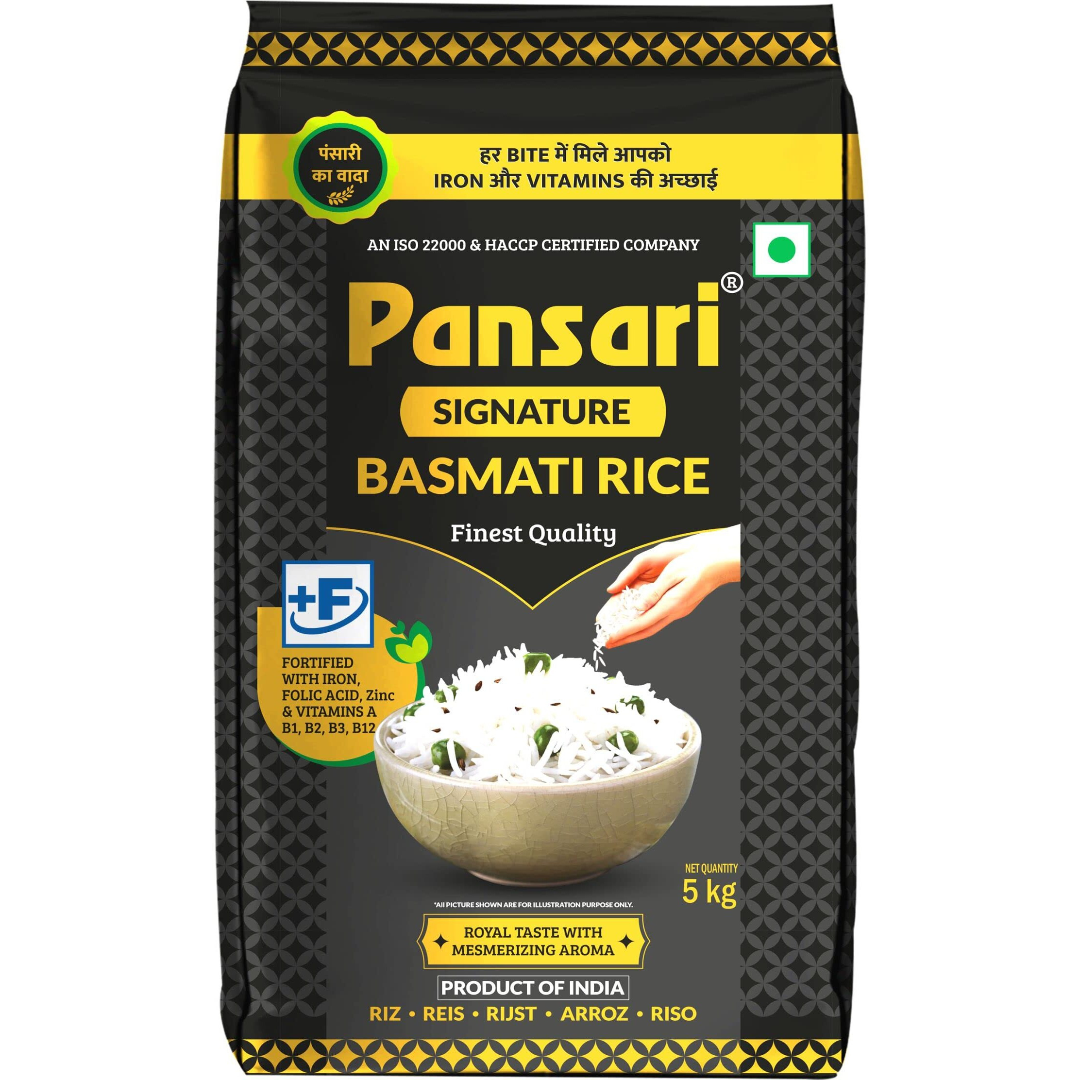 Pansari Basmati Rice - Signature, 5kg Bag