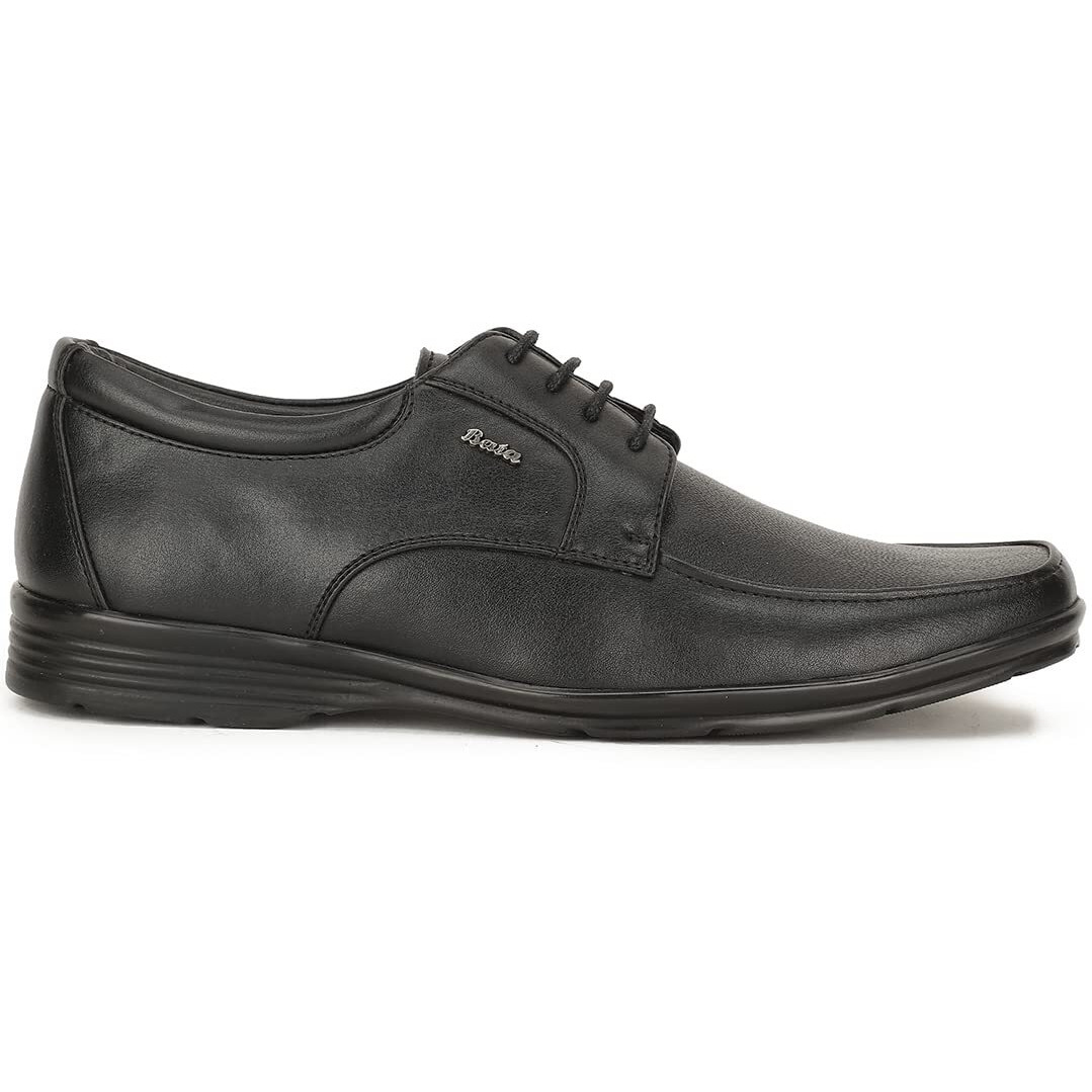 Bata Men Albus Derby Formal Shoes, Black,