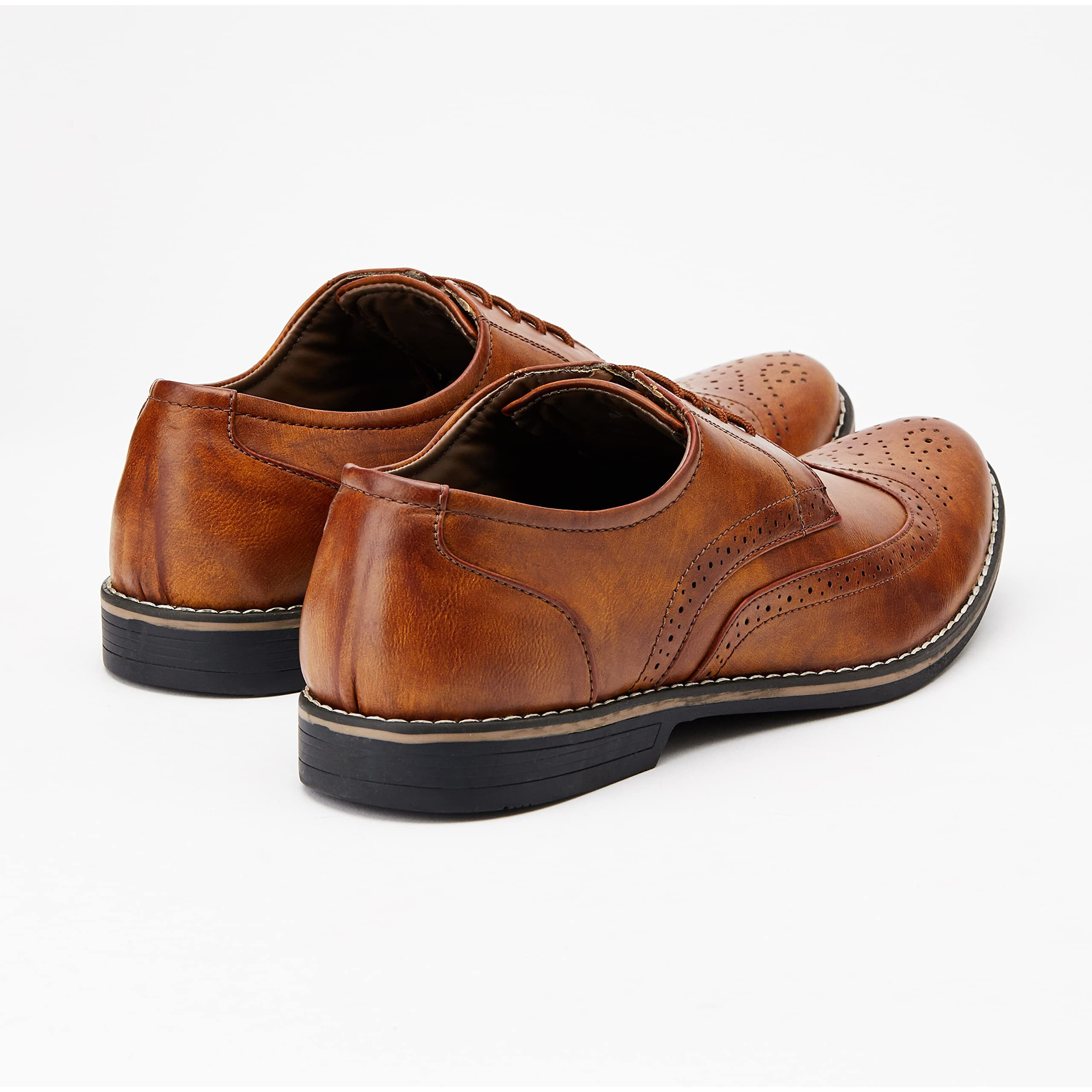 Centrino Mens 1421 Tan Formal Shoes_8 UK (1421-03)