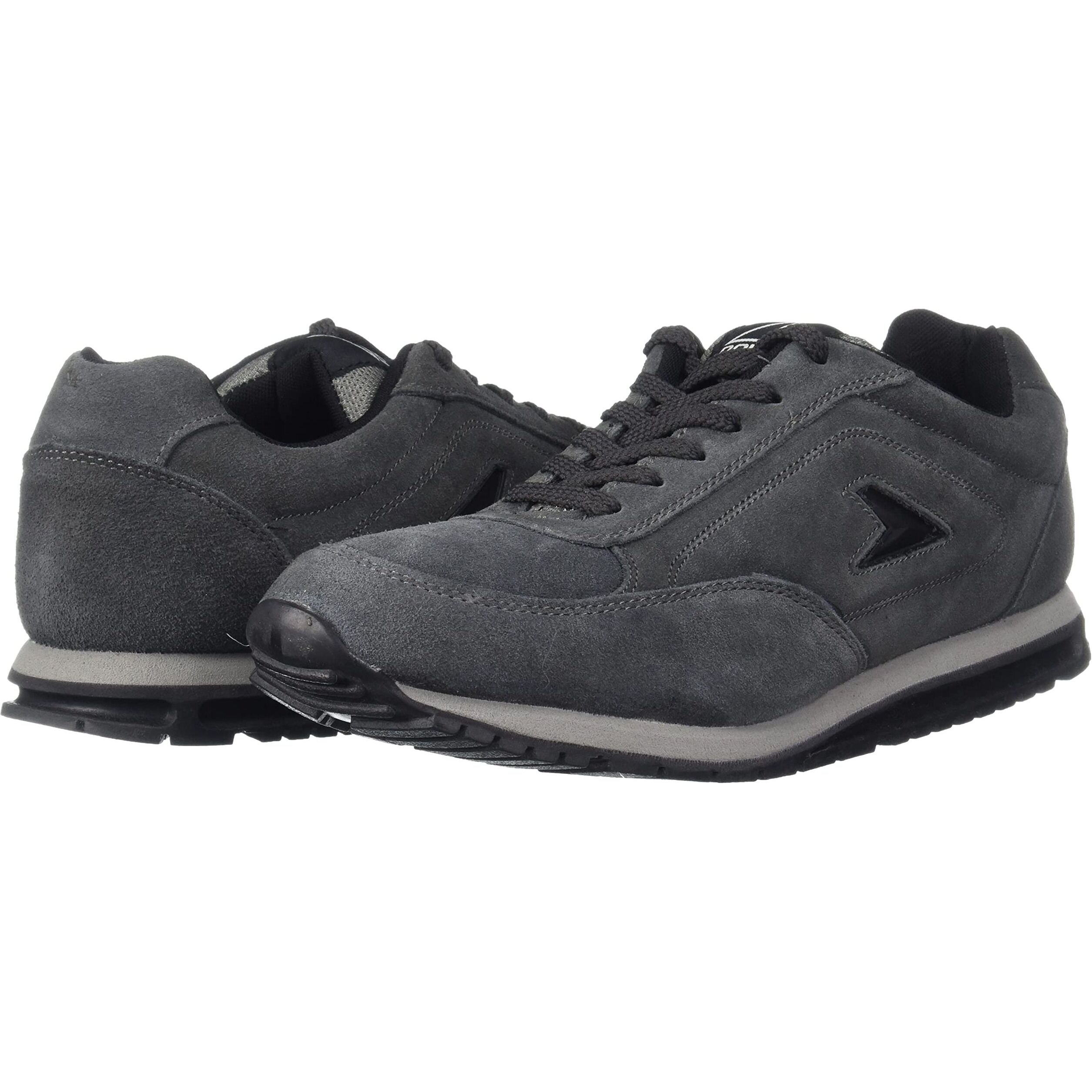 Power Mens EXTREME LEATHER Sneakers(8332894_DARK GREY_7 UK)