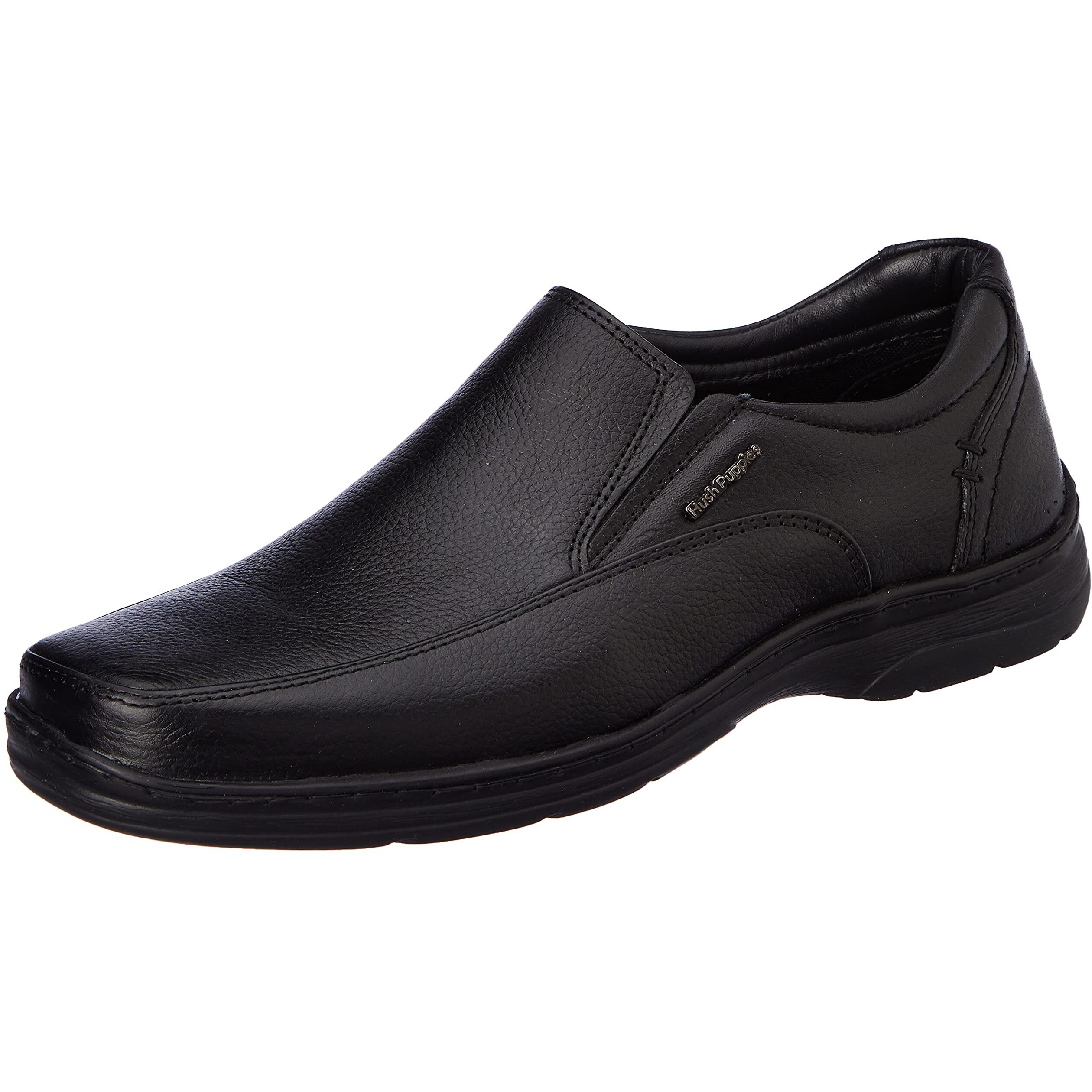 Hus Puppies Mens Taylor Slip ON E Slipon Formal Shoes(8556546_Black_8 UK)