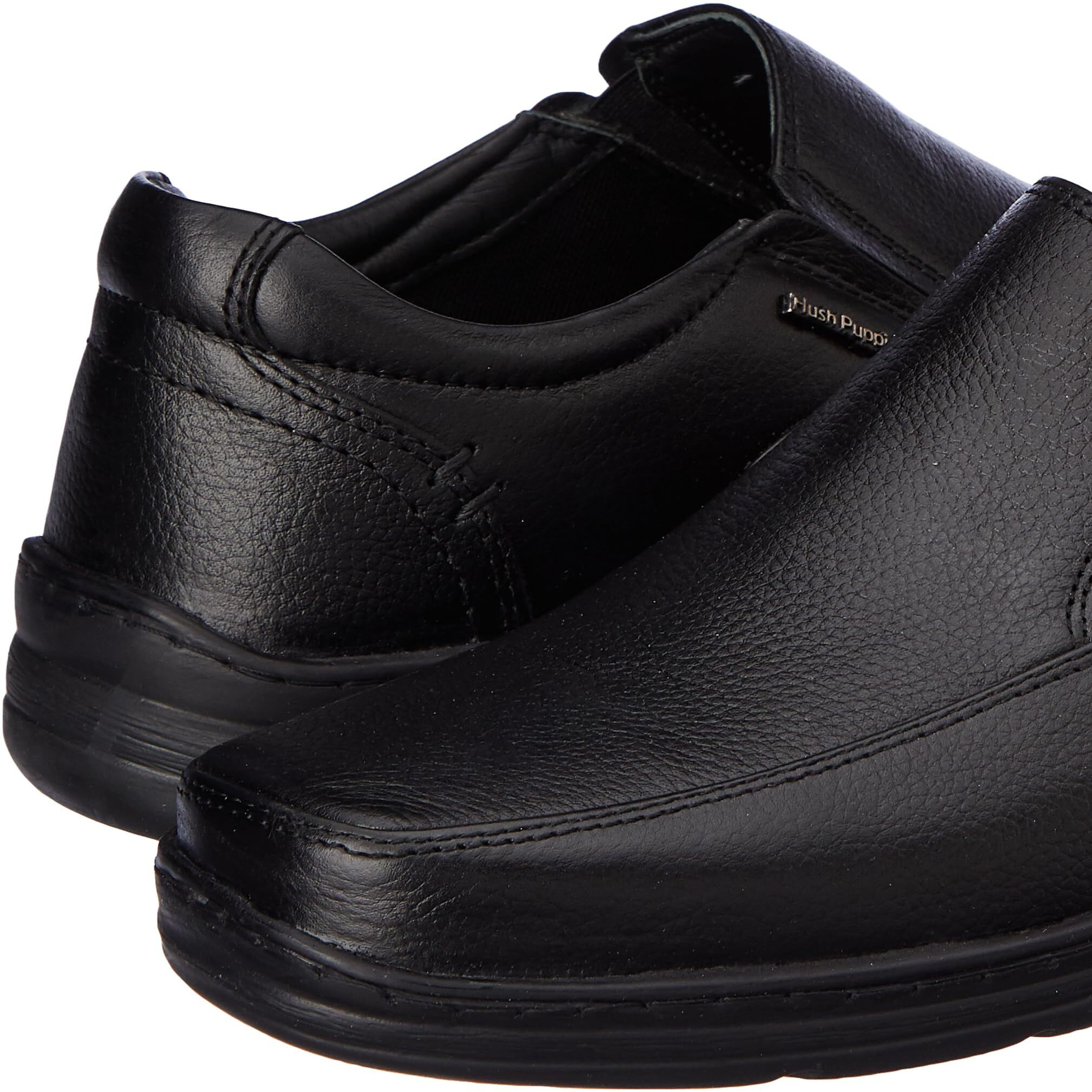 Hus Puppies Mens Taylor Slip ON E Slipon Formal Shoes(8556546_Black_8 UK)