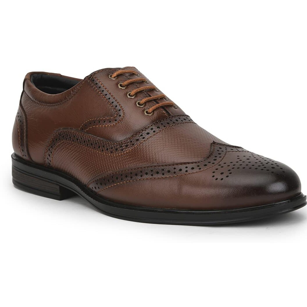 Liberty Mens HOL-125E TAN Uniform Dress Shoe - 43