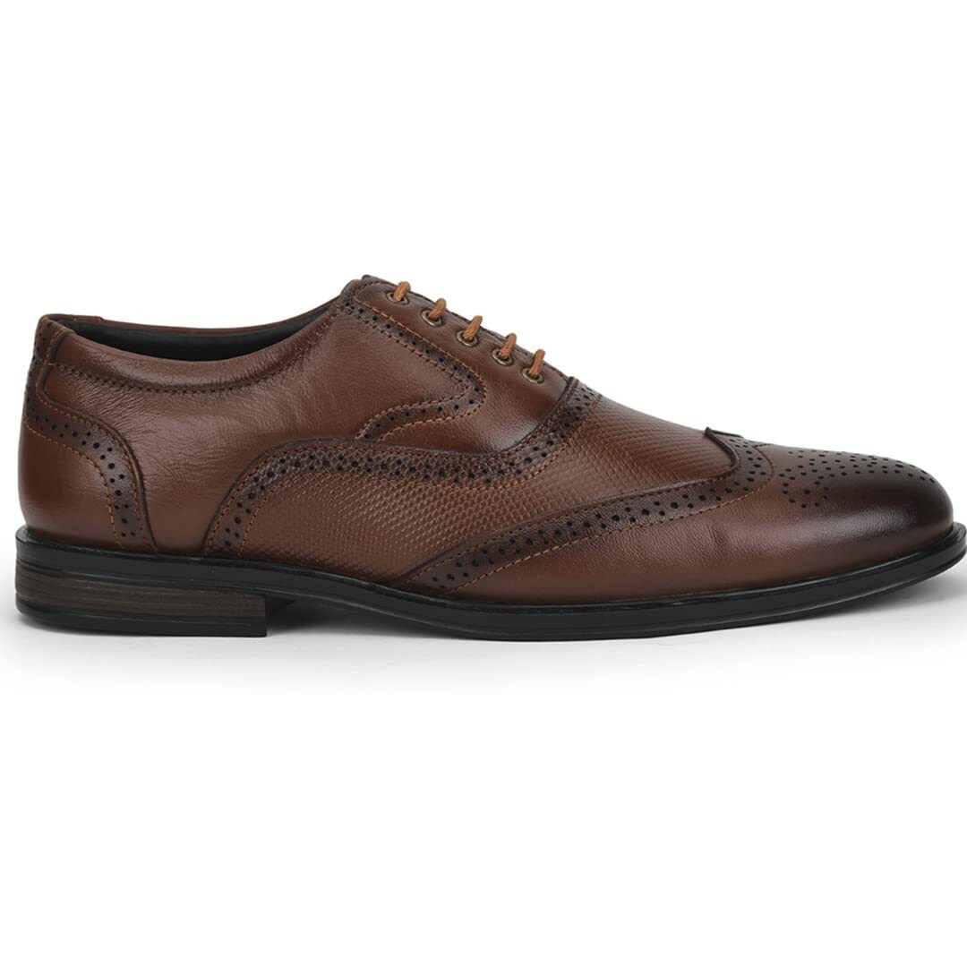 Liberty Mens HOL-125E TAN Uniform Dress Shoe - 43