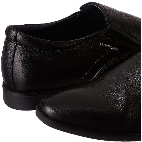 Hush Puppies Mens Aaron Slipon E 23 Black Uniform Dress Shoe - 10 UK (8556001100)