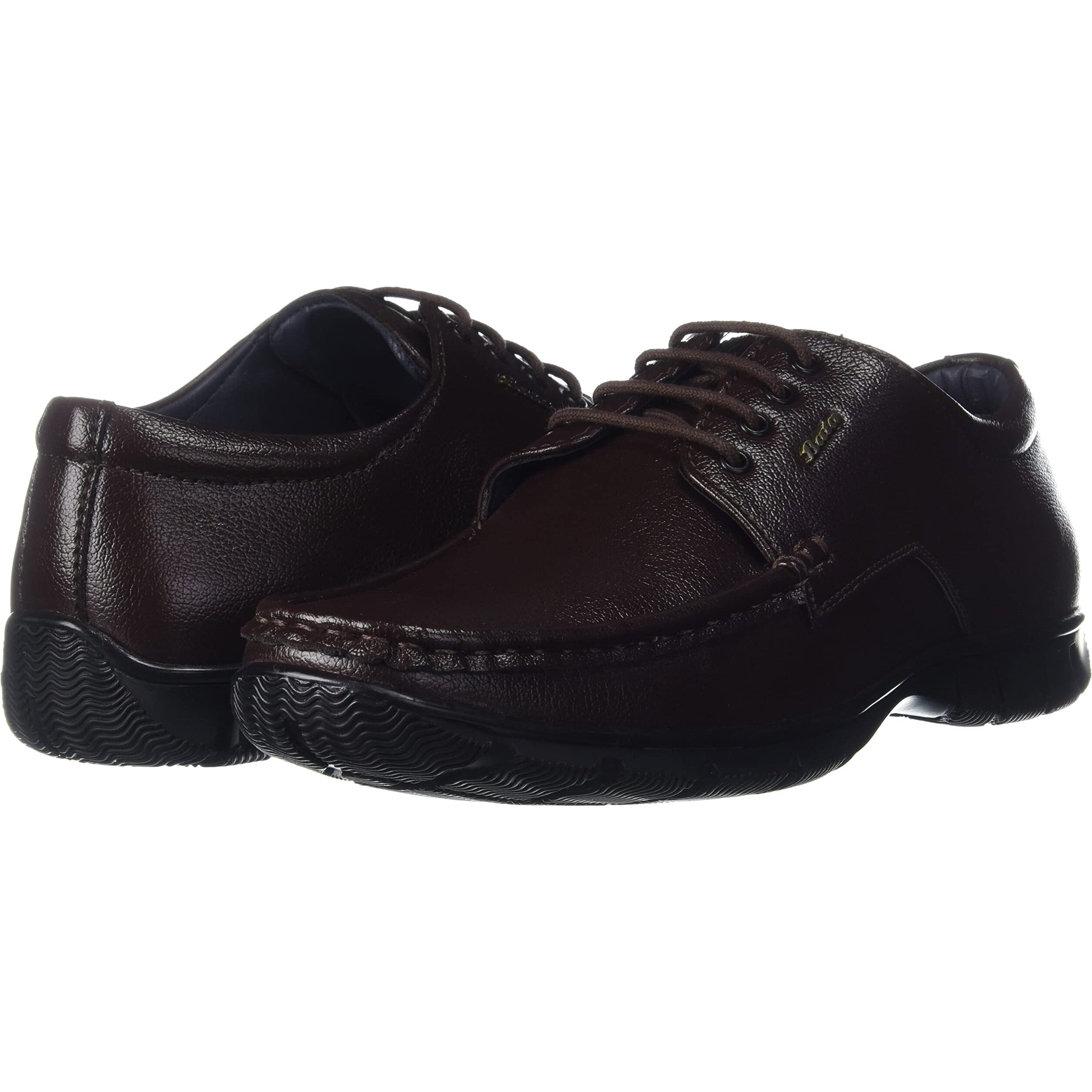 BATA Mens BOSS-Vivid Brown Uniform Dress Shoe