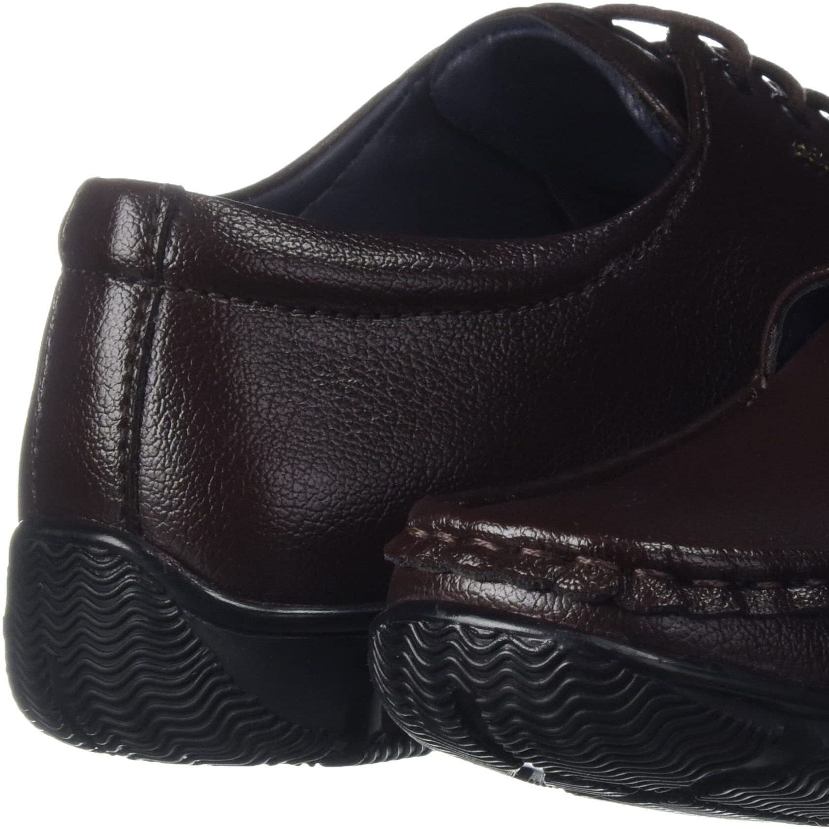 BATA Mens BOSS-Vivid Brown Uniform Dress Shoe