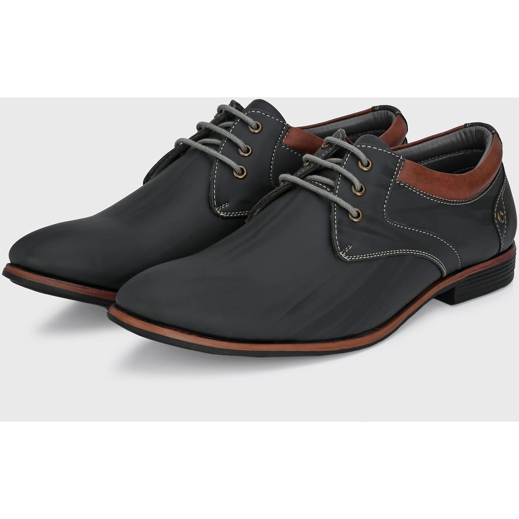 Centrino Mens 7956 STEEL Formal Shoes_8 UK (7956-22)