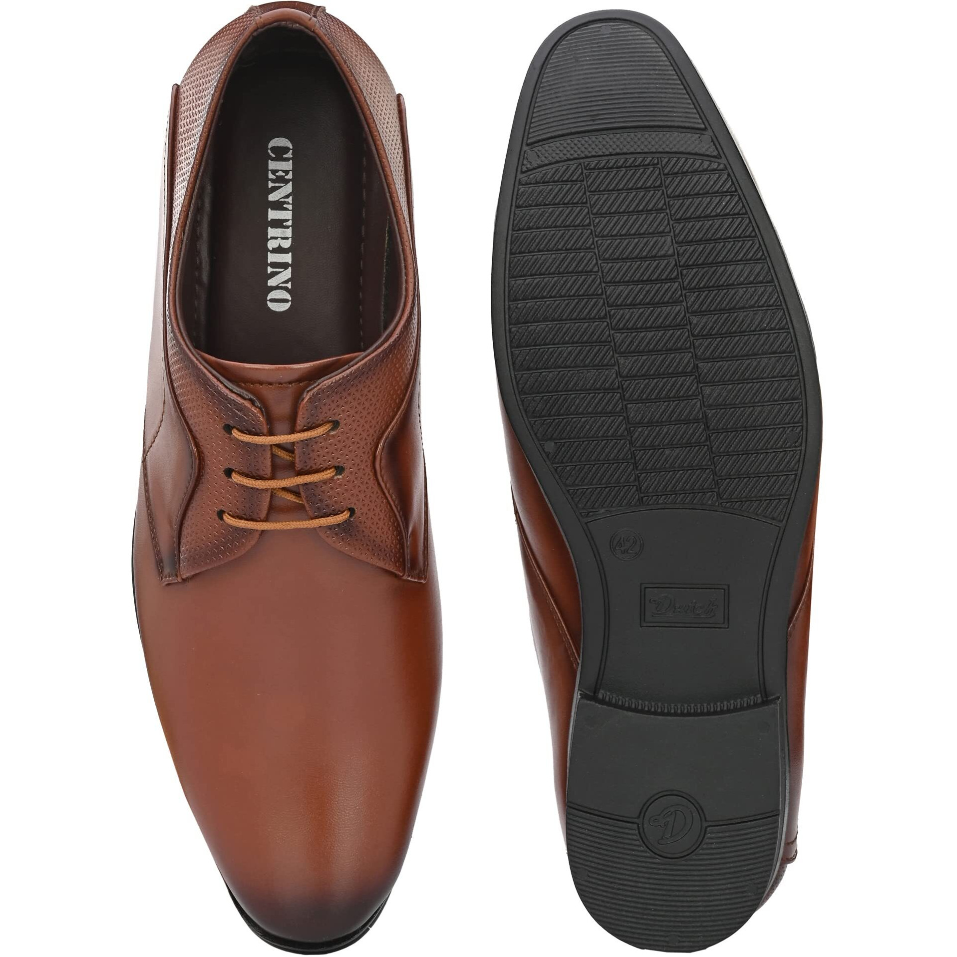 Centrino Tan Formal Shoe for Mens 2803-3