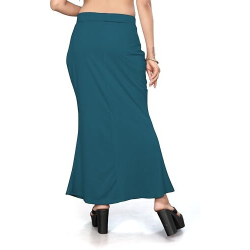 Yashika Present Lycra Saree Shapewear Petticoat for Women||Straight Fit Petticoat Saree Silhouette Shape Wear Dress for Saree|| AZ-YS-OG-Shaper AIR FORCE-3XL