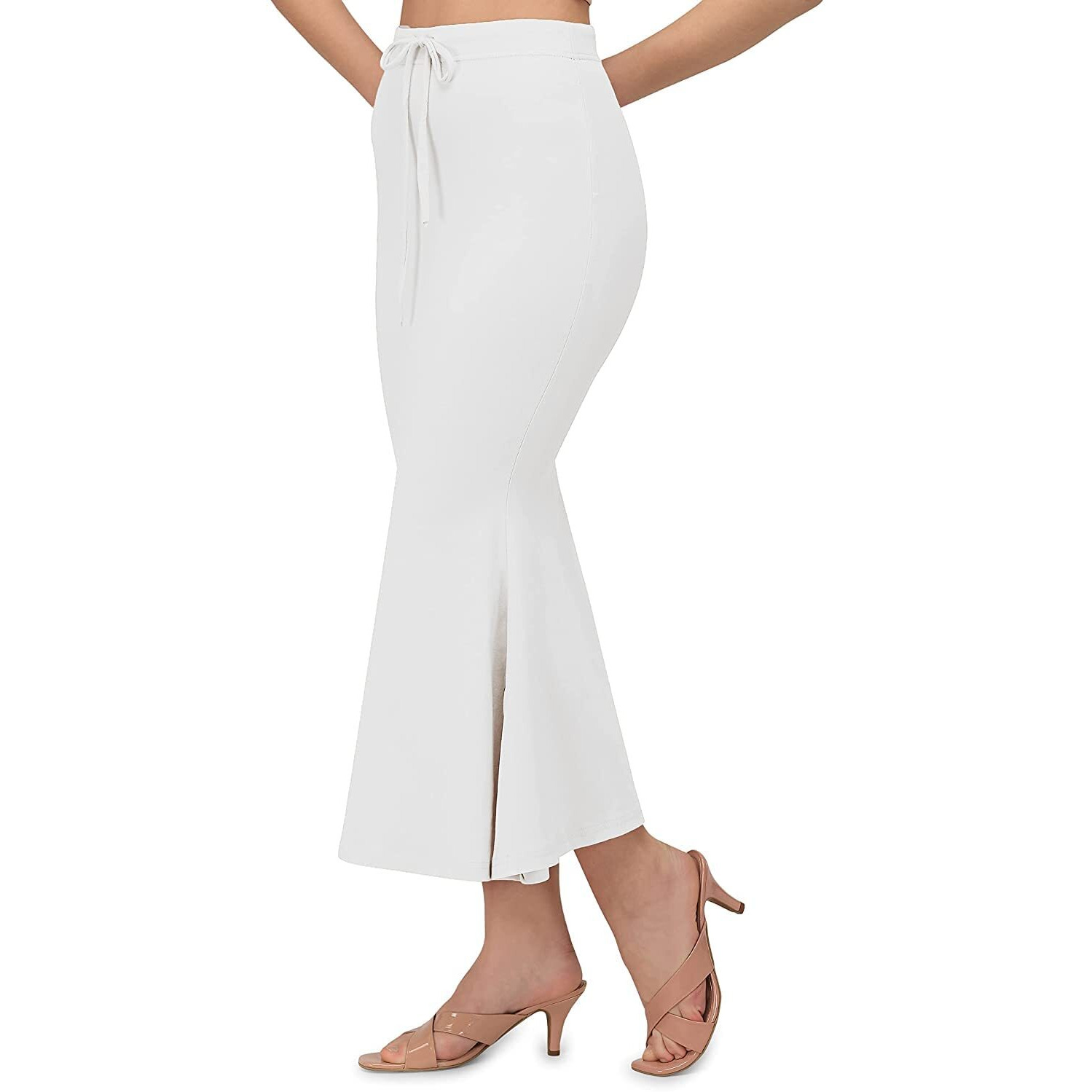 SMOWKLY Valentino Lycra Shape Wear for Women(1076_WT_S) White