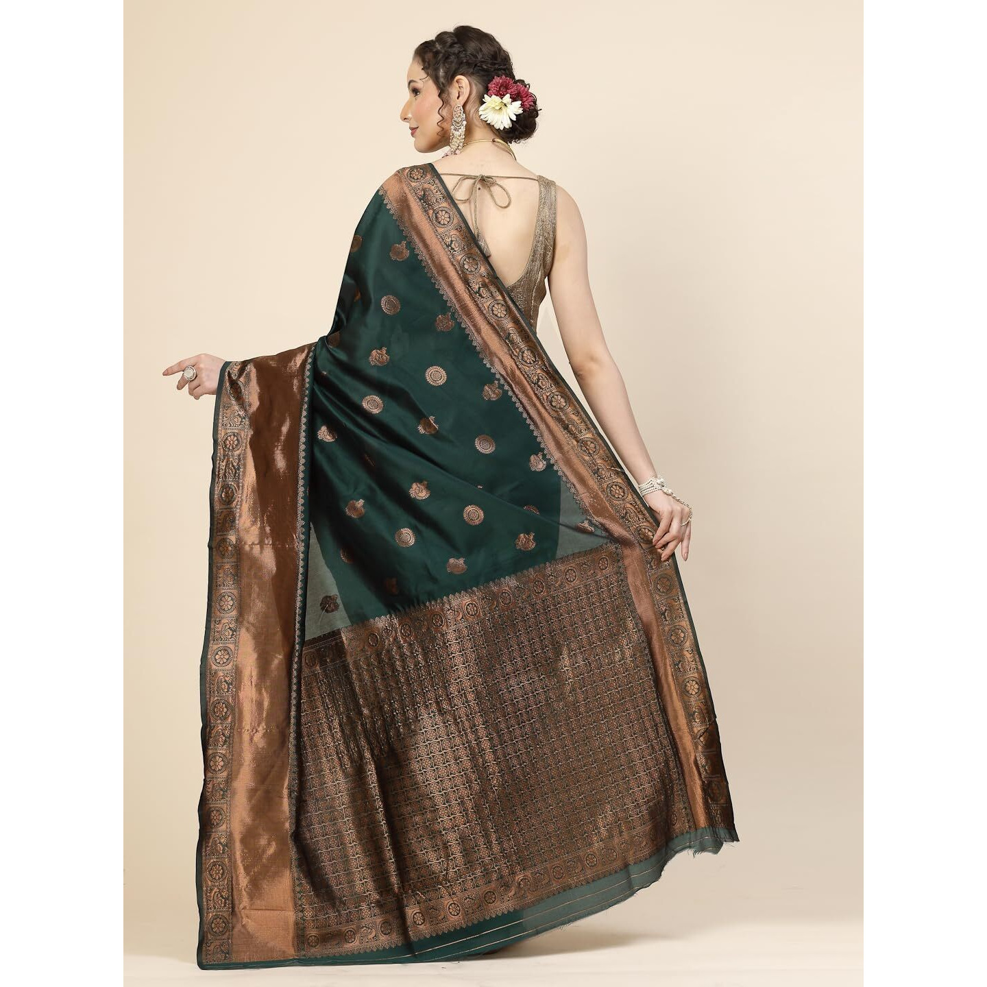 SHIVANAA Womens Jacquard Saree With Blouse Piece||Saree For Women||NSGW-10138