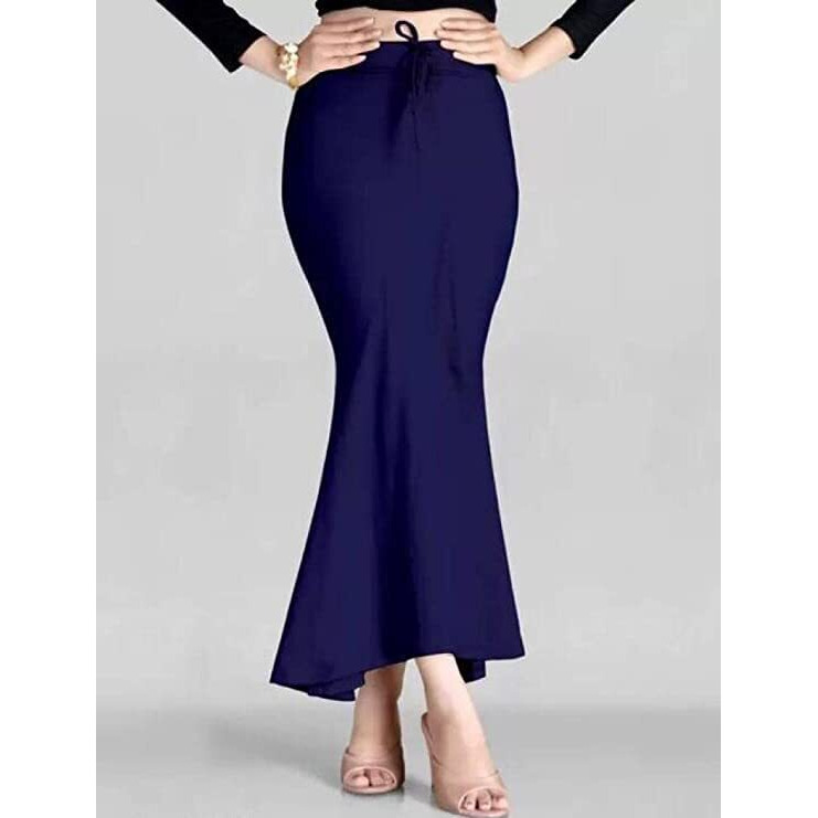 Yashika Lycra Saree Shapewear for Women(Petticoat Navy 01-L)