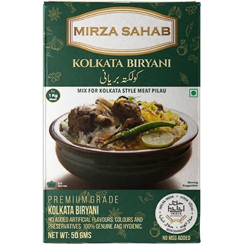 Mirza Sahab Kolkata Biryani Masala (Pack of 6 x 50g)