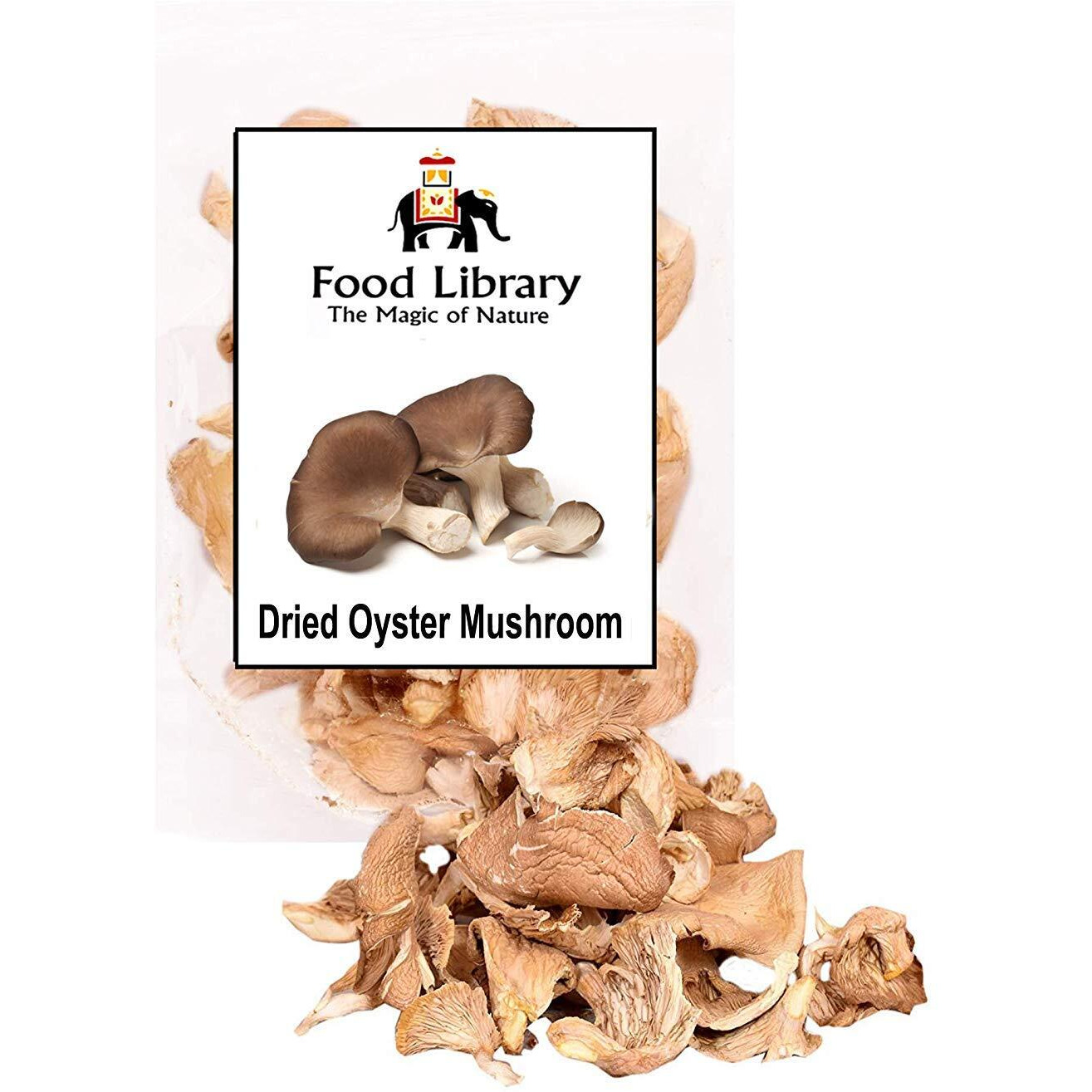 Food Library The Magic of Nature Dried Mushrooms (Oyster,100g)