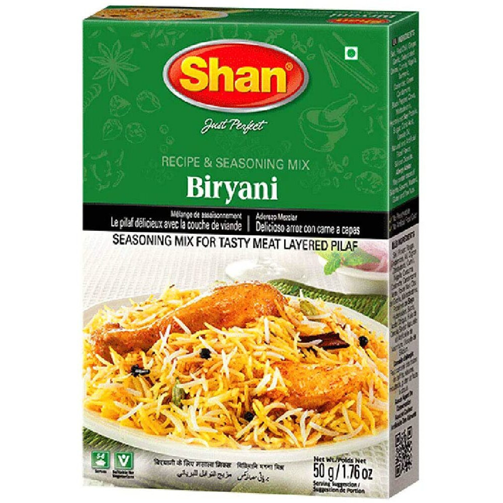 Shan Biryani Masala, 1.76 oz  50 g, 10 Pack