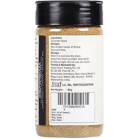 Urban Platter Coriander Seed (Dhania) Powder, 80g [Dhania Powder]