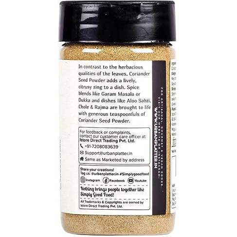 Urban Platter Coriander Seed (Dhania) Powder, 80g [Dhania Powder]