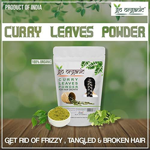 Go Organic Curry Leaves Powder Curry Leaves to Grow Long, Strong and Shiny Hair ( 100 Grm )