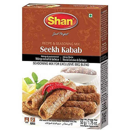 Shan Seekh Kabab Masala, 6 Pack, 6 x 50 g