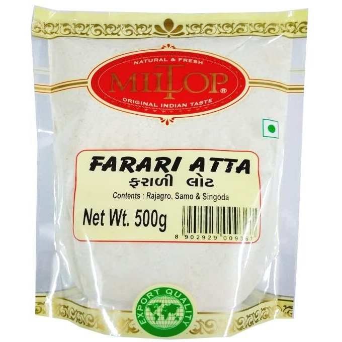 Miltop Farari Atta Rajagro, Sago, Samo & Singoda Mix- Aata, 500g