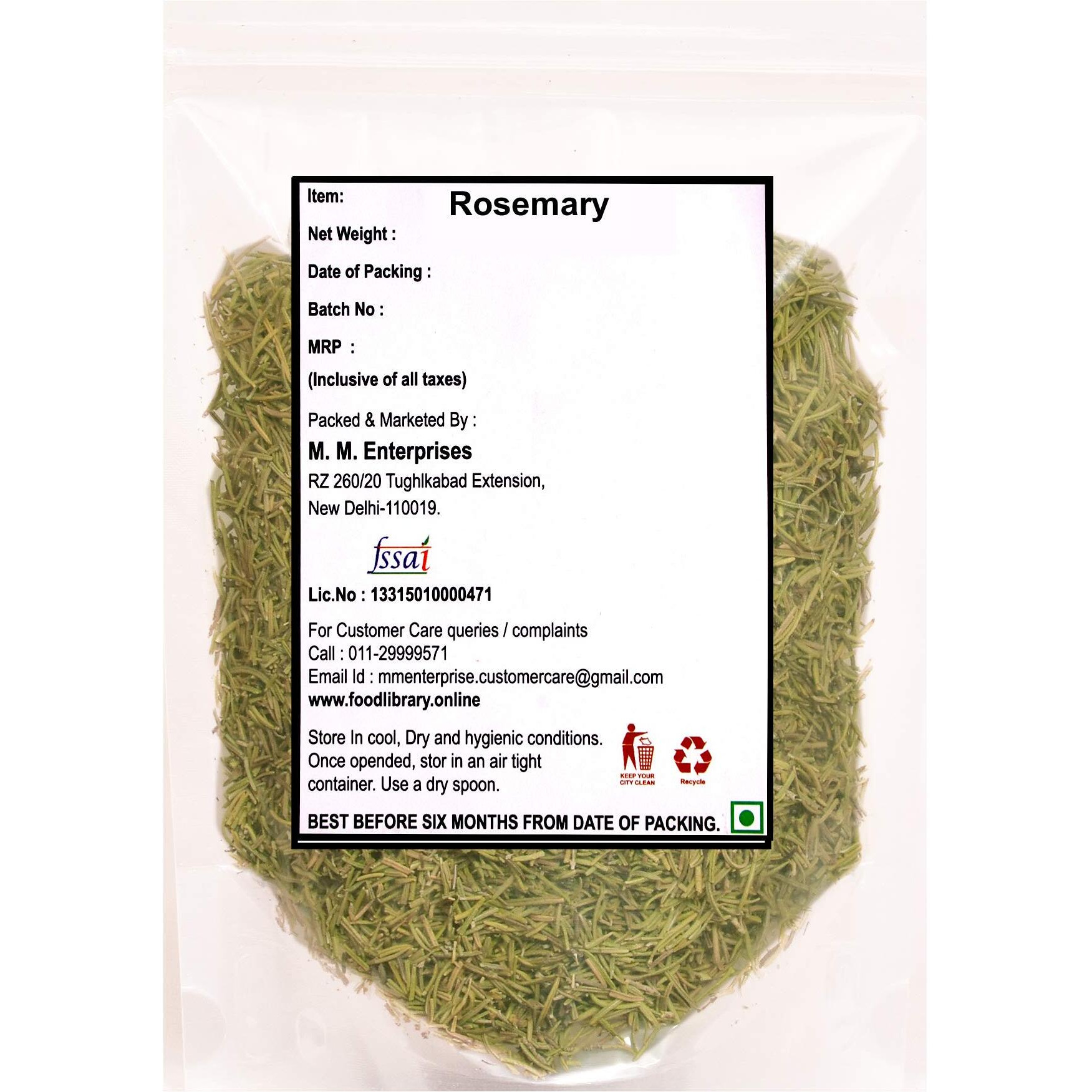 Food Library Rosemary Herb (400)