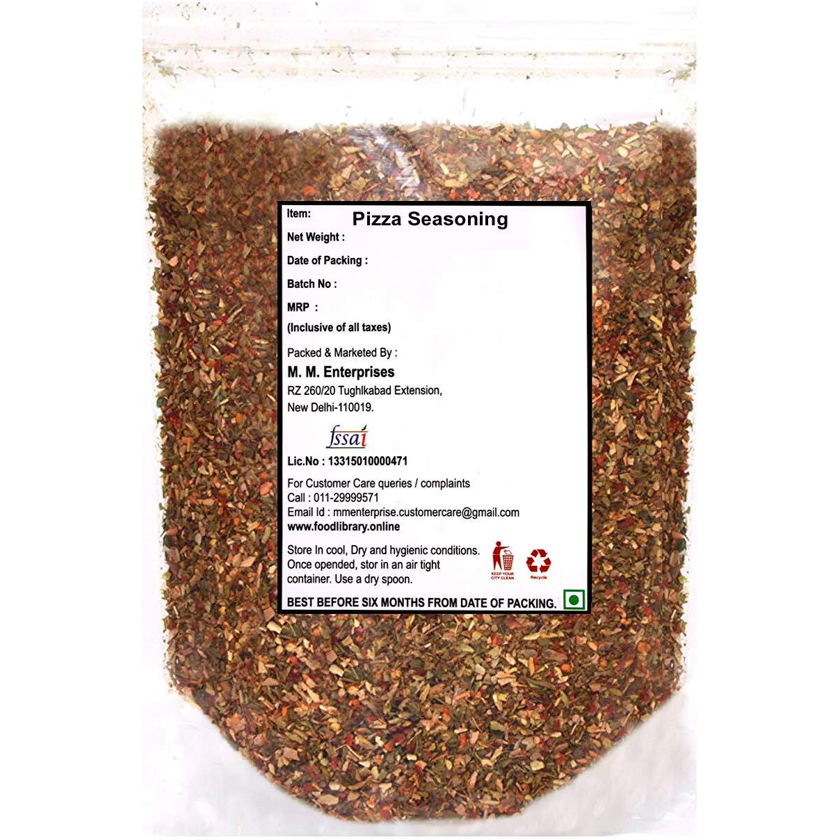 Food Library Pizza Seasoning - Mix Herbs (400)