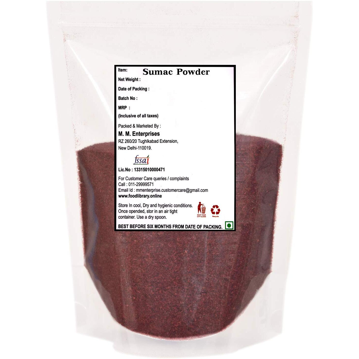 Food Library Sumac Berries Powder, 200g