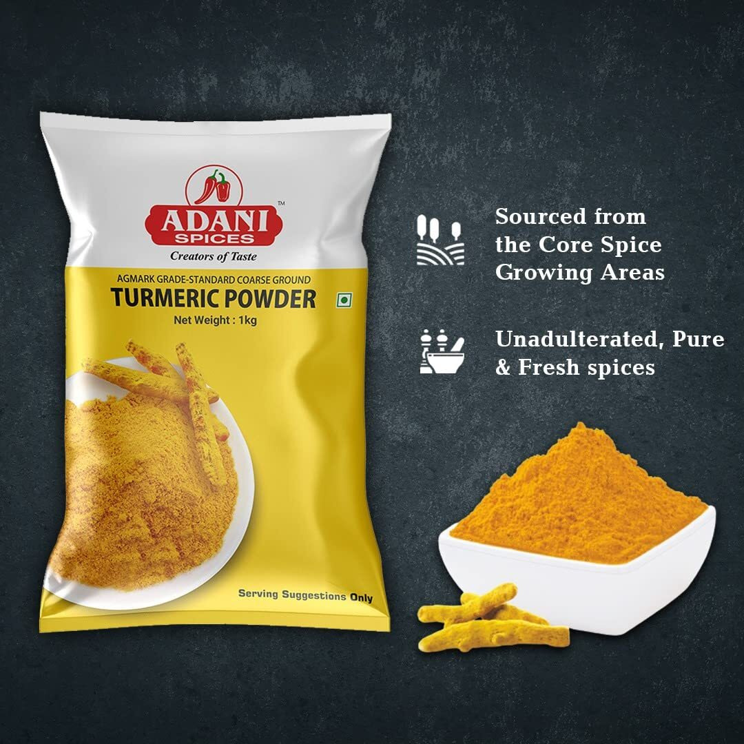 Adani Spices Turmeric Powder Selam (1 kg)