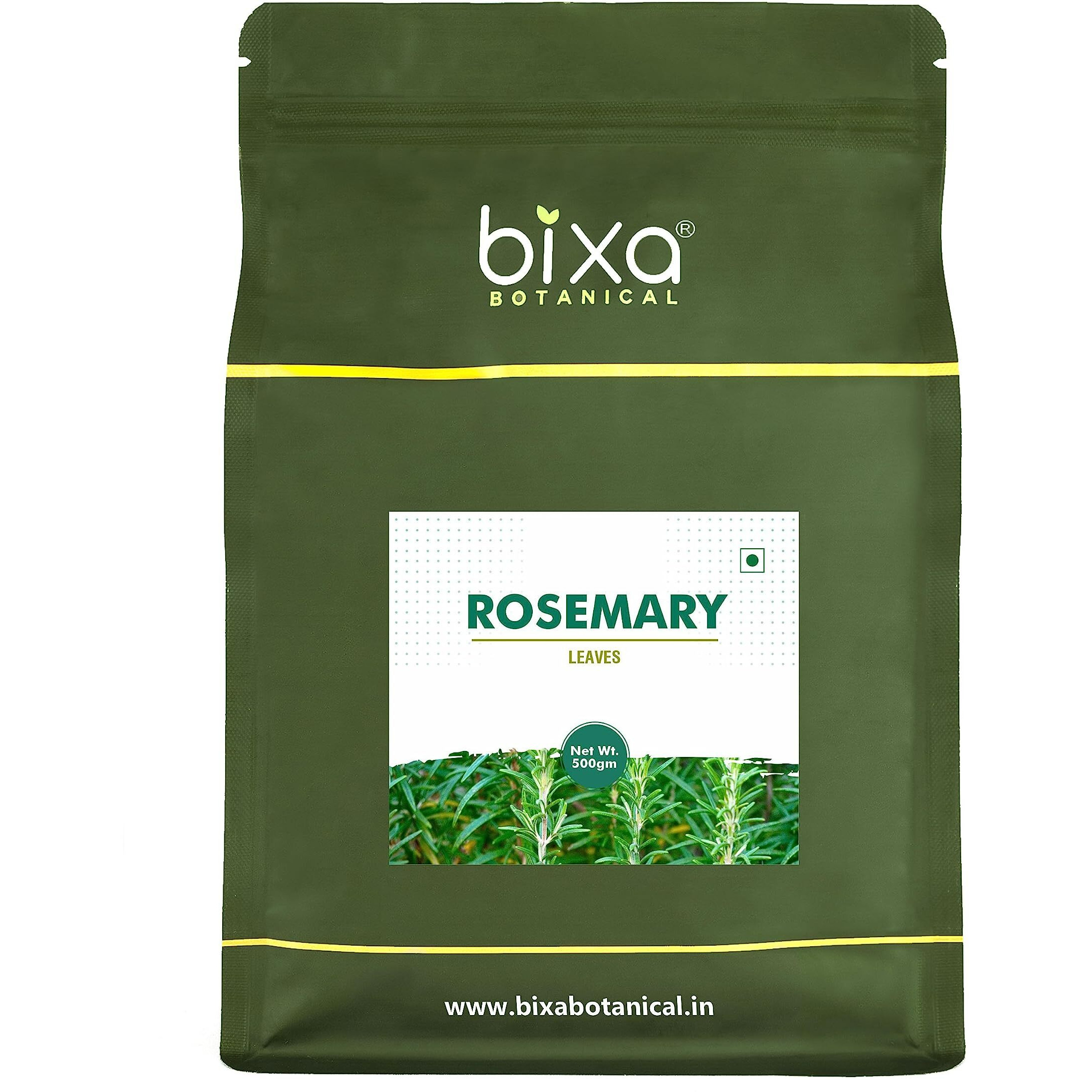 Rosemary Leaves 500gm ( 99.80/ 100gm) | Top Grade Leaves From Egypt | For Seasoning, Tea & Hair | | Supports Hair Growth By Bixa Botanical | Pasta Soups Salad Chicken Herbs Tea