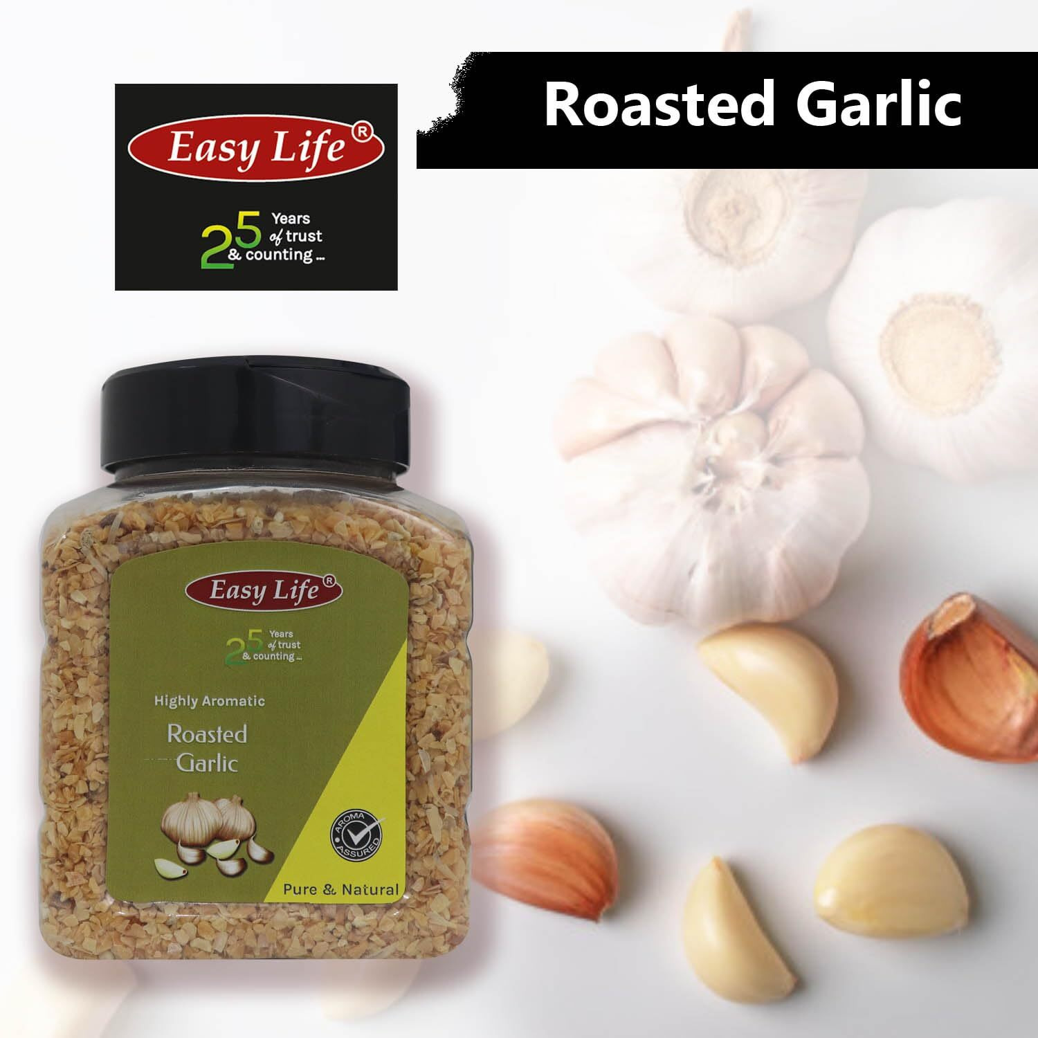 Easy Life Roasted Garlic 325g (Chefs Easy Solutions for his Basket of Ingredients - a Perfect one )