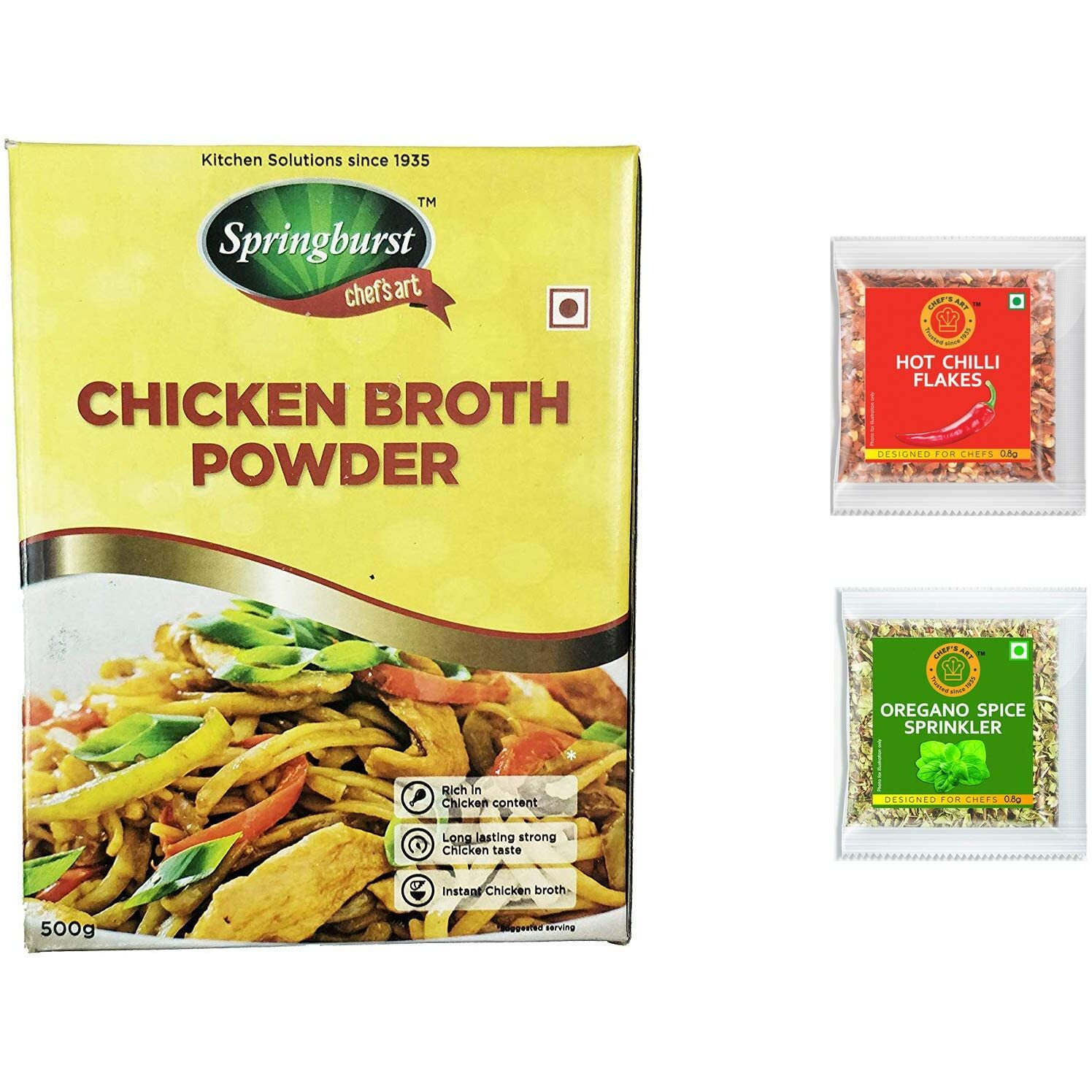 Chefs Art Chicken Broth Powder, -500 gm