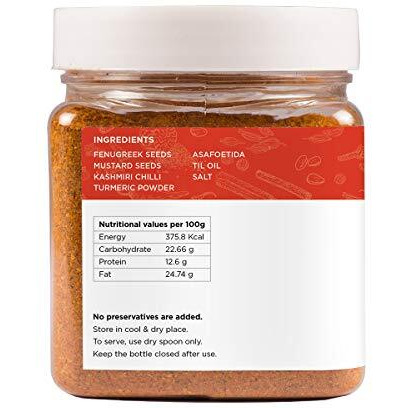 Goosebumps Homemade Methi Masala/Seasoning Powder Spice, Preservative Free, 200g