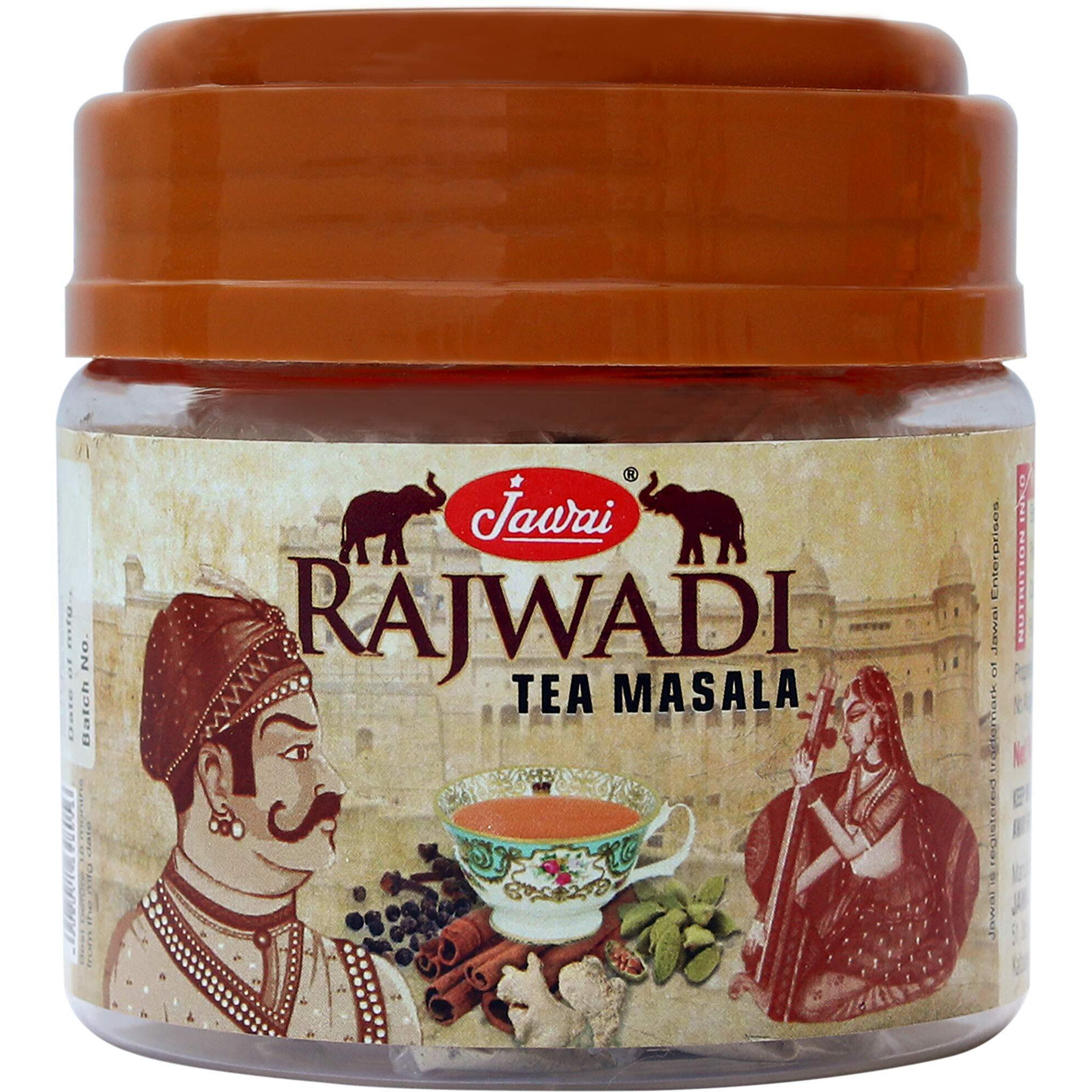 JAWAI Rajwadi Tea (Chai) Masala 50 gms | Immunity Booster | Helps in Cold & Cough