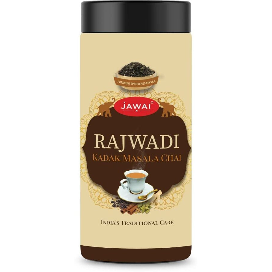 JAWAI Rajwadi Kadak Masala Chai (STRONG MASALA TEA) | Immunity Booster | 400 Grams | New Reusable Jar Packing