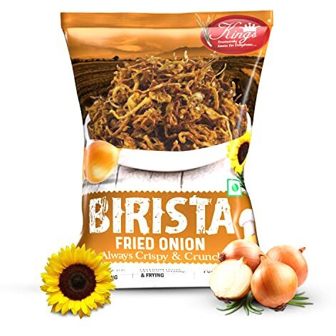 Kings Dehydrated Foods Birista Onion Fried With Sunflower Oil, 400 Gram