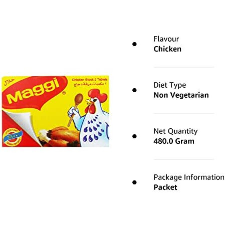 MAGGI Chicken Stock Cube, 24X20 G (480 Gm)