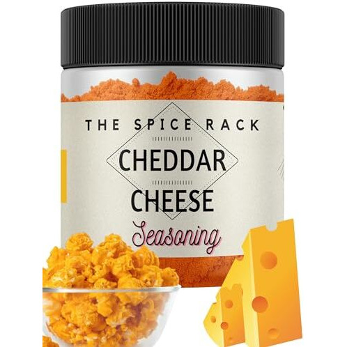 The Humble Craft Cheddar Cheese Seasoning Powder - Popcorn, Salad, Pizza, Pasta, Spread, Dip & Marinade. Cheese Powder Seasoning - 100Gms