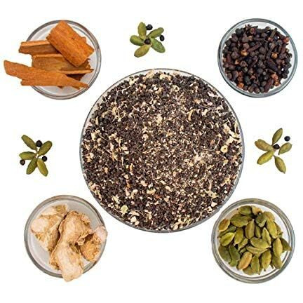 1 x JAWAI Rajwadi Kadak Masala Chai (STRONG MASALA TEA) | Immunity Booster | Kadak Masala Tea | Black Tea | Strong Tea | Masala Chai | Refreshing Spiced Tea| Tea | 100% Natural Ingredients | (400 GRAMS)