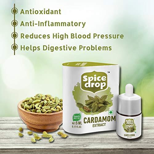 Spice Drop Bakery Combo | Natural Extract Of Cardamom 5ML (Elaichi) & Vanilla Extract 20ML| Extract For Coffee, Food and Cakes | Vegan | No Added Preservatives | Non-Alcohol | Paleo Friendly | Non-GMO