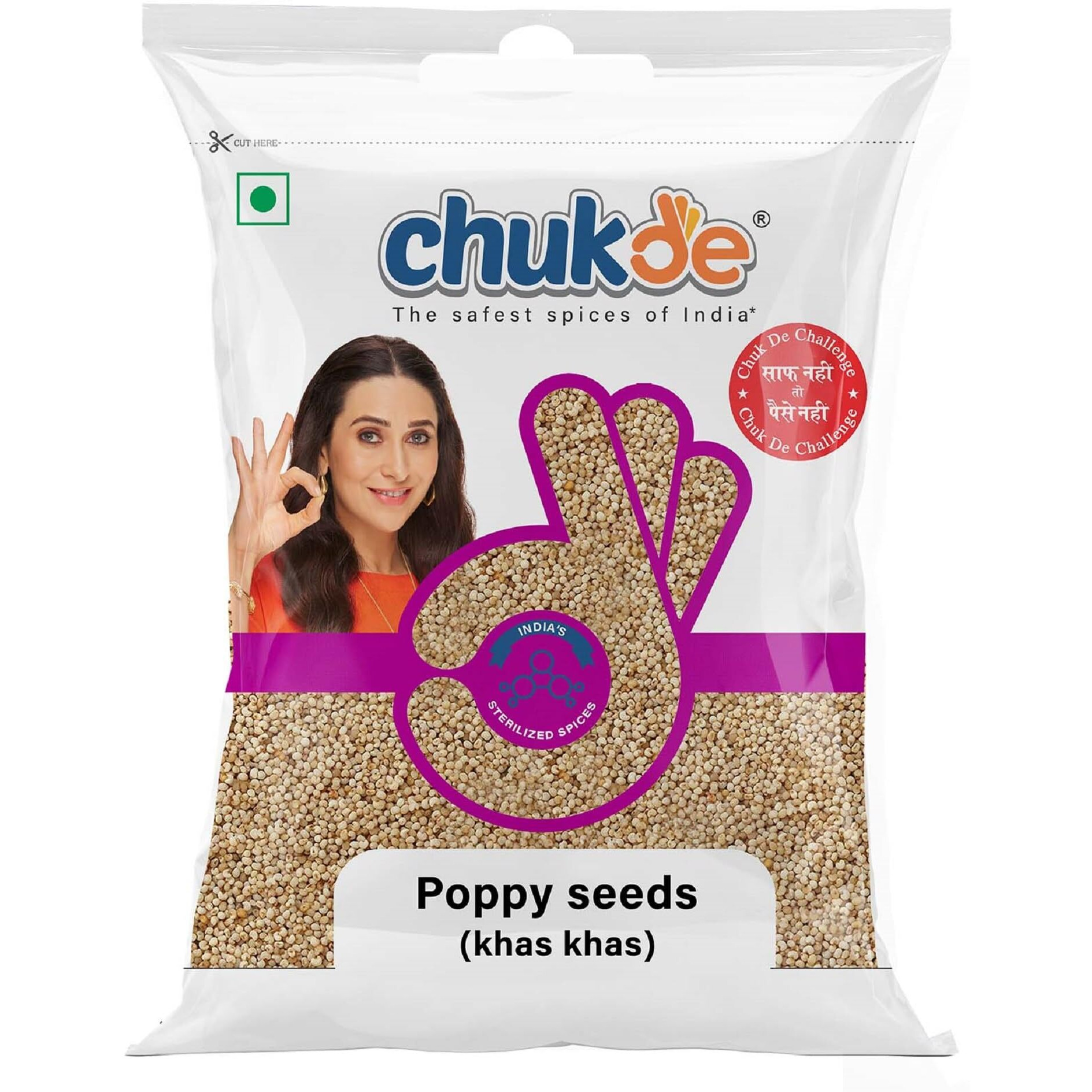 CHUKDE Khas Khas, Poppy Seeds Whole Spices, 100 Gm