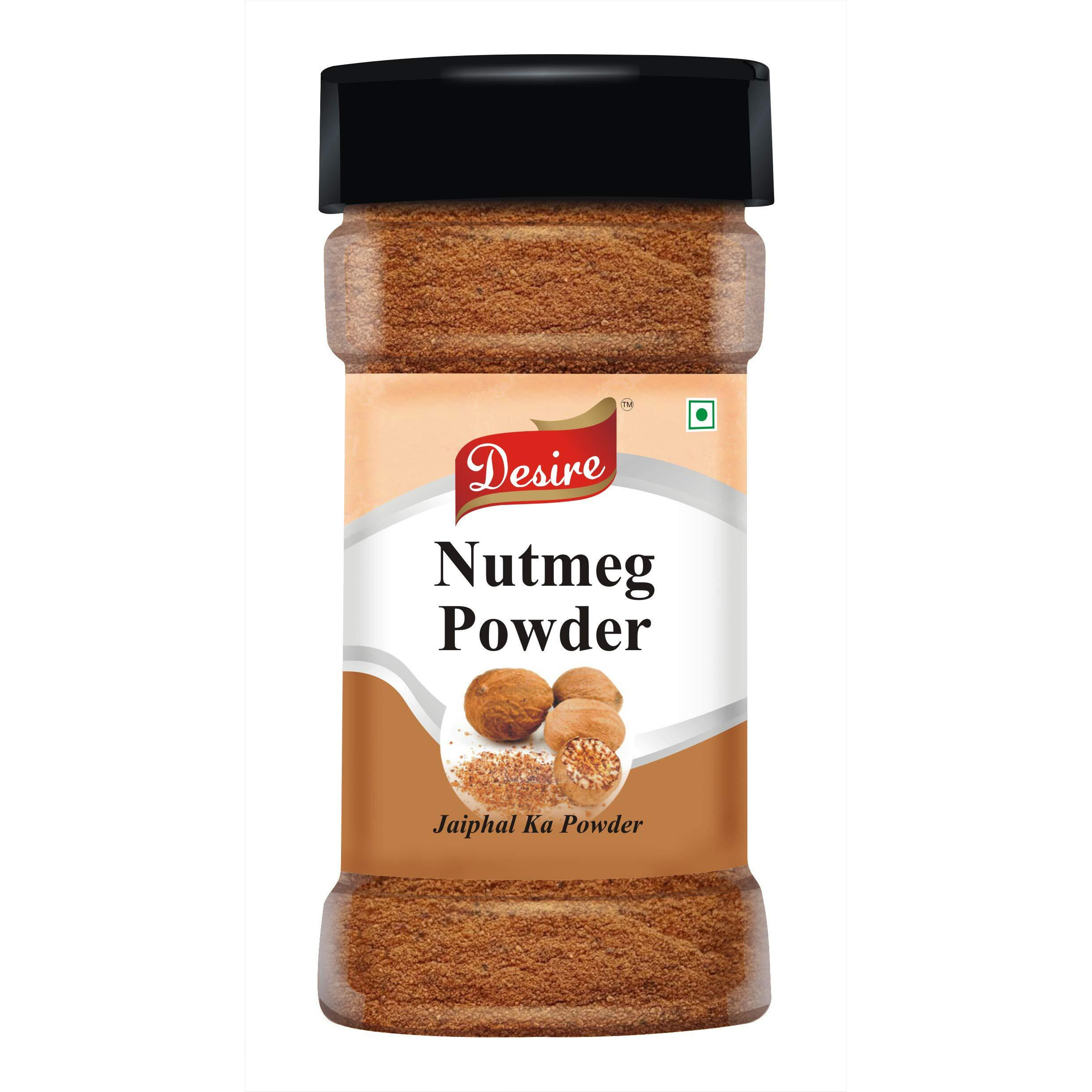 Desire Nutmeg Powder 400 Gram - Jaiphal Jathikka Powder | Organically Grown | 100% Pure & Natural )