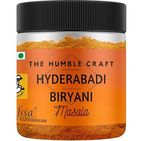 The Humble Craft Hyderabadi Biryani Masala - for Veg, Chicken & Mutton biryani, Ready to Cook Masala - 100gms (by The Spice Rack)