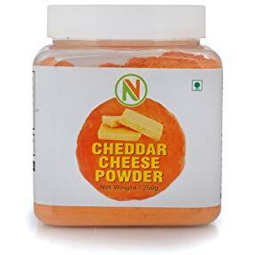 Nature Vit Cheddar Cheese Powder | Cheddar Cheese Powder For Popcorn | Pizza Masala Powder | French Fries & Pasta Masala | Vegan Cheese Powder 1Kg(Pack Of4)