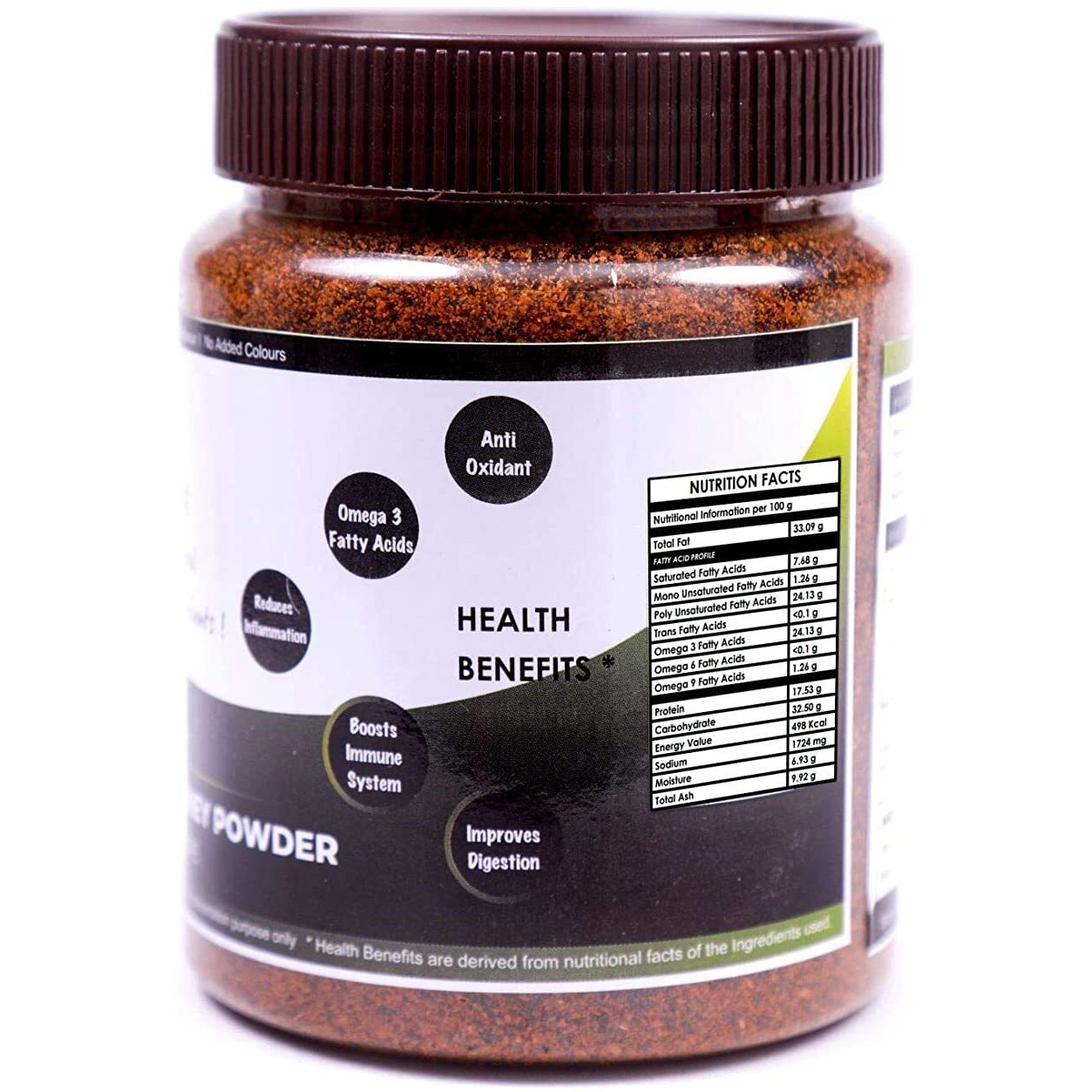 HEALTHY PANDA Niger Seed Chutney Powder Gurellu Chutney, Karale / Karala Chutney (100% Natural & Healthy) - 125 Gram