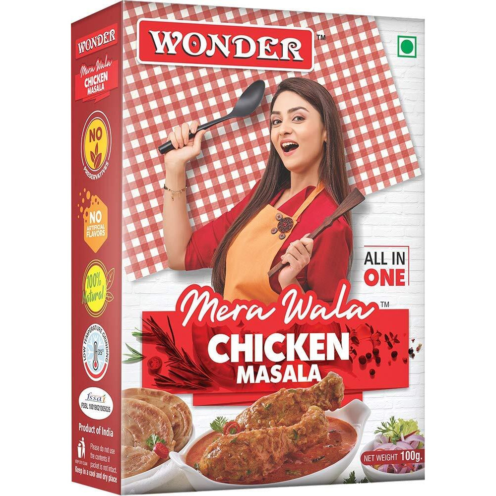 Wonder Mera Wala Chicken Masala Powder/Tandoori Masala Powder, (100G) / Blended Spice/No Artificial Flavour Added